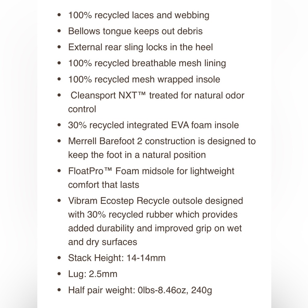 Merrell Women's Trail Glove 7 Barefoot Trail Shoe Black/Multi Size 6.5 NWOB - Picture 11 of 11